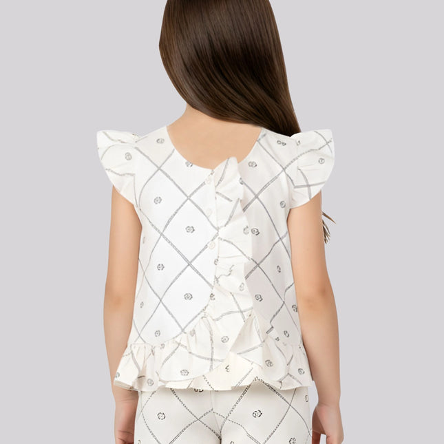 Girl's All Over Printed Top – image 2