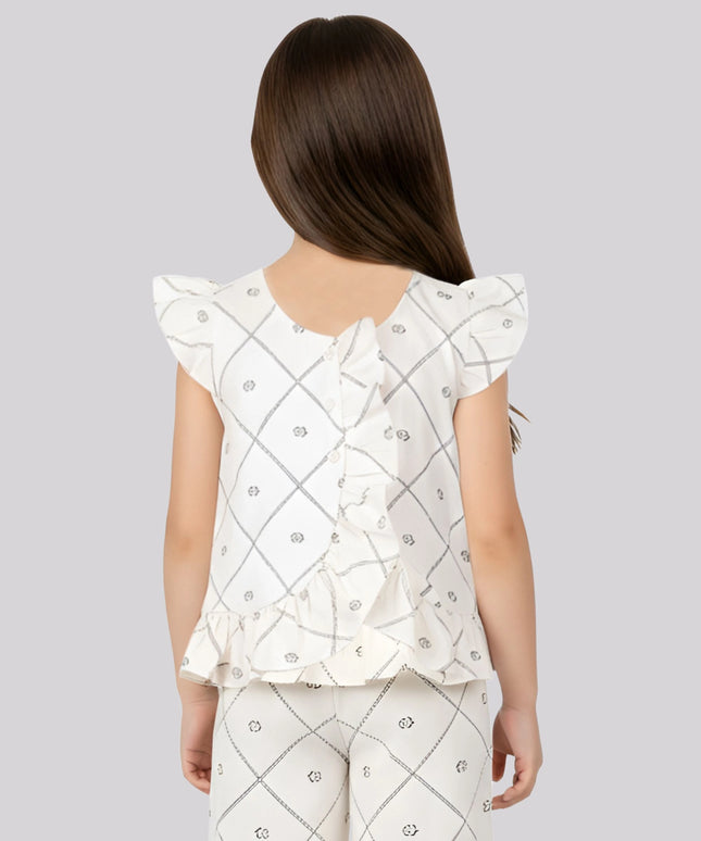 Girl's All Over Printed Top – image 2