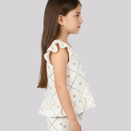 Girl's All Over Printed Top – image 3