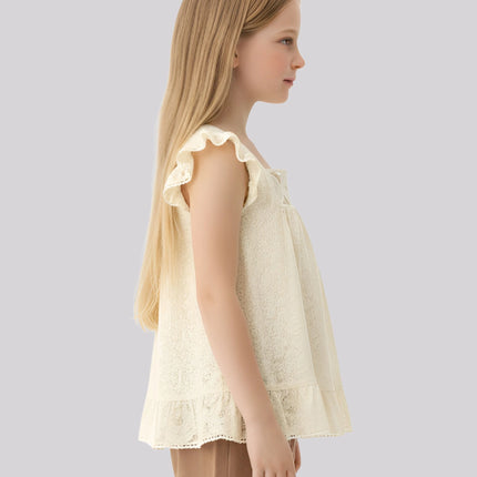 Girl's Embroidered Top – image 3