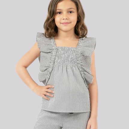 Girl's Smocked Tunic Top