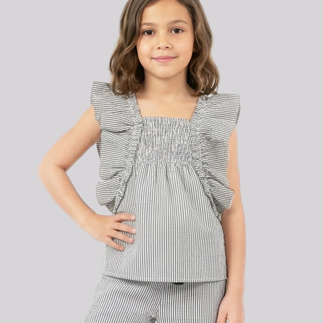 Girl's Smocked Tunic Top