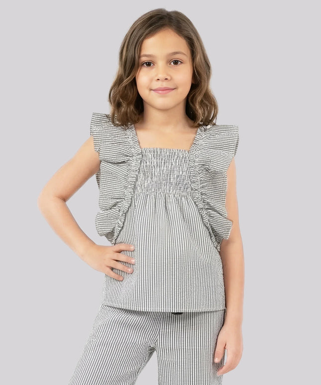 Girl's Smocked Tunic Top