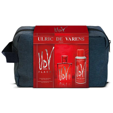 Ulric De Varens For Flash EDT 100ML + 200ML Deodorant Set