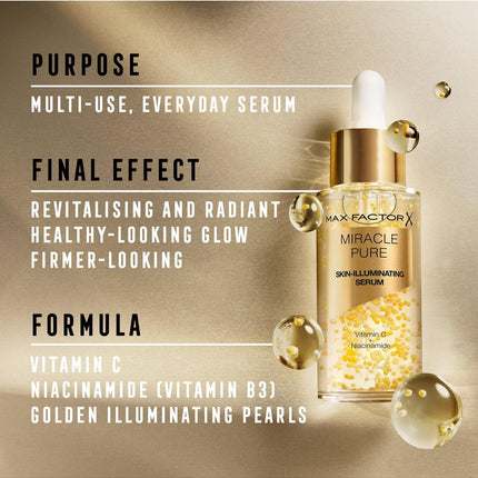 Max Factor Miracle Pure Vitamin C Skin-Illuminating Serum 30ml-xpressionsstyle