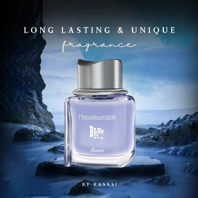 عطر رصاصي لينكونتورنابل بلو للرجال او دي بارفان 75 مل