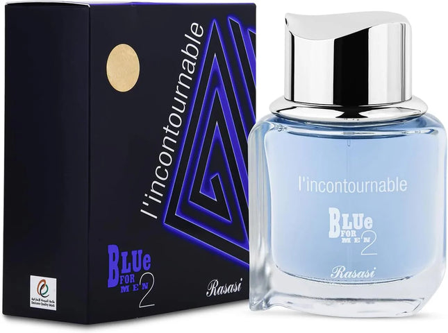 عطر رصاصي لينكونتورنابل بلو للرجال او دي بارفان 75 مل