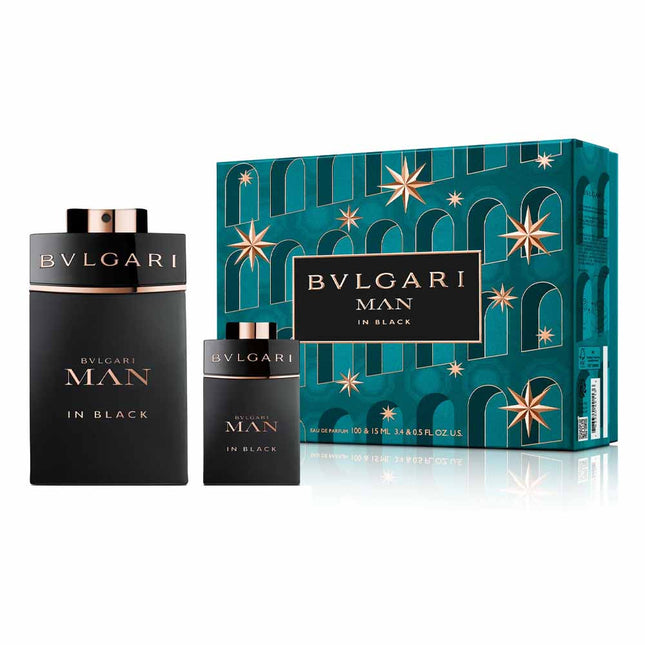 Bvlgari Man in Black for Men EDP 100ml + TS 15ml 2Pcs Gift Set-Impulse Warehouse UAE