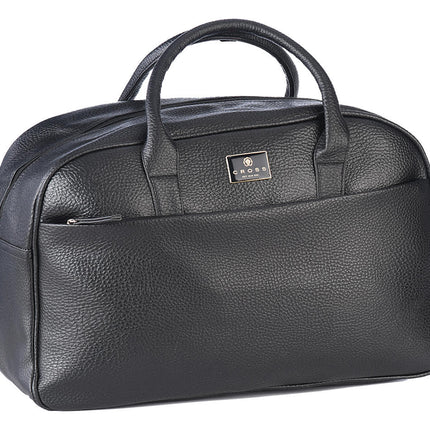 Cross Leather Men's Duffel Bag (Brown)-xpressionsstyle
