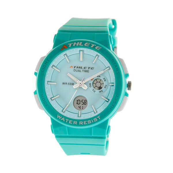 ELIZ ES8764L8BBB SS Caseback Blue PU Band Unisex Watch-Impulse Warehouse UAE