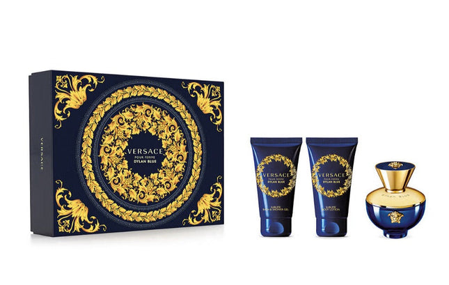 Versace Ladies Dylan Blue Gift Set Fragrances EDP 50ml-Impulse Warehouse UAE
