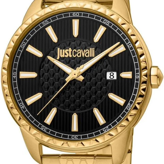 Just Cavalli JC1G176M0165 Round 43mm Gold Watch