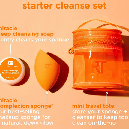 Real Techniques Miracle Blend + Cleanse Set