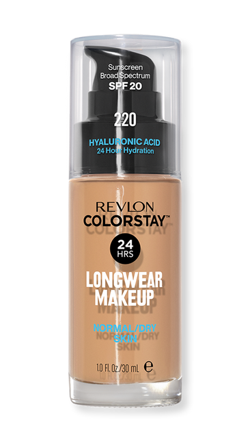 Revlon ColorStay Longwear Makeup for Normal/Dry Skin, SPF 20 Natural Beige 220-xpressionsstyle