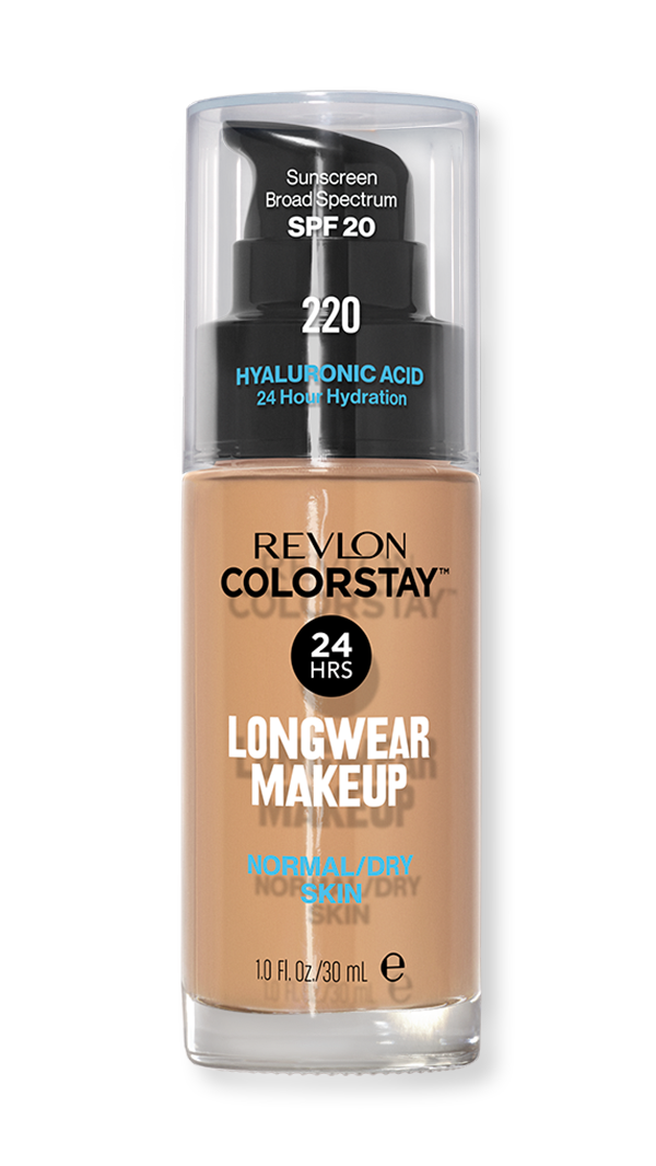 Revlon ColorStay Longwear Makeup for Normal/Dry Skin, SPF 20 Natural Beige 220-Impulse Warehouse UAE