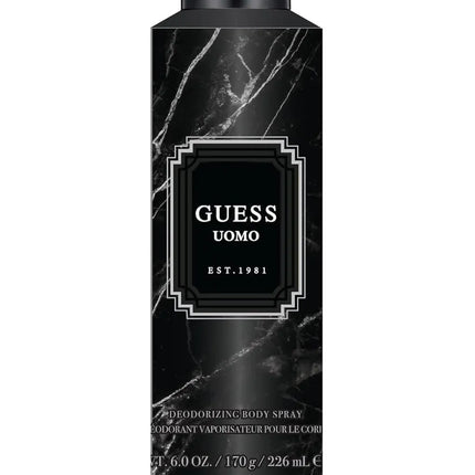 Guess Men's Uomo Deodorant Body Spray Spray 226ml-xpressionsstyle