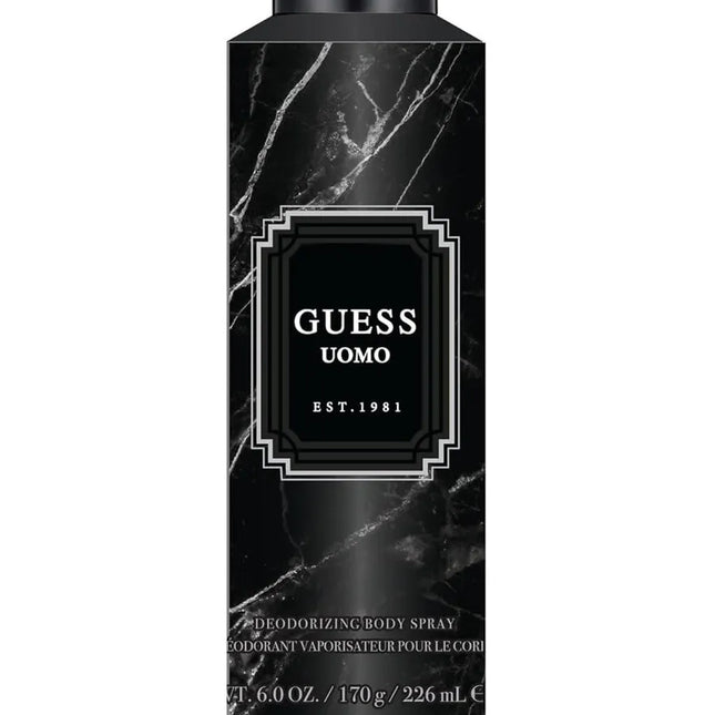 Guess Men's Uomo Deodorant Body Spray Spray 226ml-xpressionsstyle