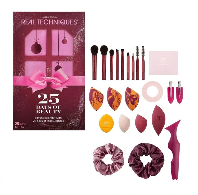 Real Techniques 25 Days of Beauty Advent Calendar Gift Set