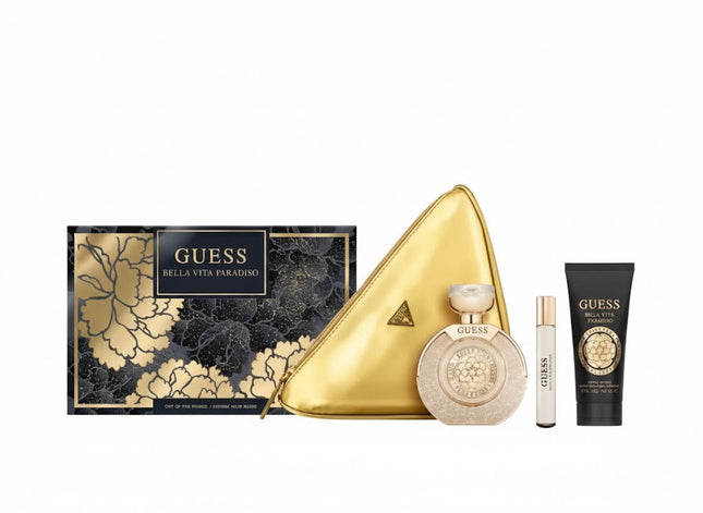 مجموعة هدايا GUESS بيلا فيتا باراديسو للنساء او دو بارفان 100 مل
